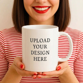 20oz Jumbo-mugg | Din design eller fotouppladdning Kaffemugg