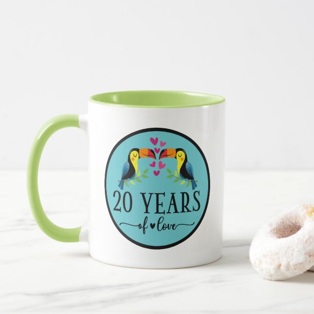 20th Anniversary 20 Years Together Mugg (Med munk)