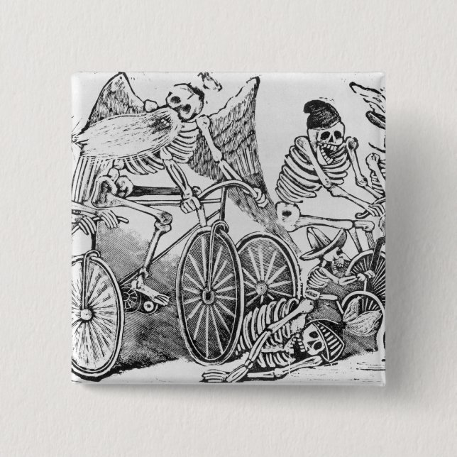 20th århundrade Calavera Knapp (Framsida)