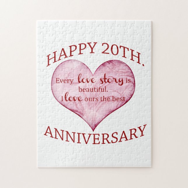 20th. Årsdag Pussel (Vertikal)