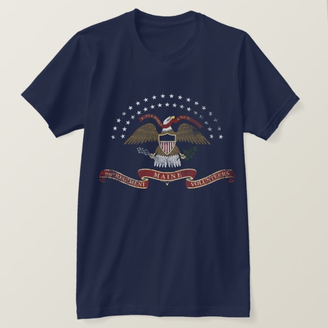 20th Bekymrad Maine Emblem - T Shirt (Design framsida)