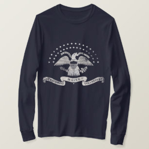 20th Bekymrad Maine Emblem - T Shirt