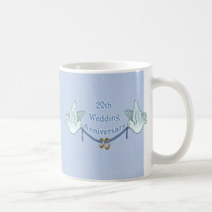 20th Bröllopsdag Kaffemugg