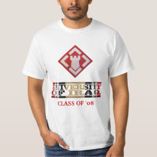 20th Ingenjörbrigaduniversiteten av den Irak T Shirt