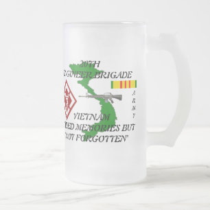 20th IngenjörVietnam frostad mugg