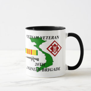 20th Kaffe koppar för ingenjörbrigadVietnam