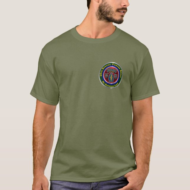 20th Special Forces Group Airborne T Shirt (Framsida)