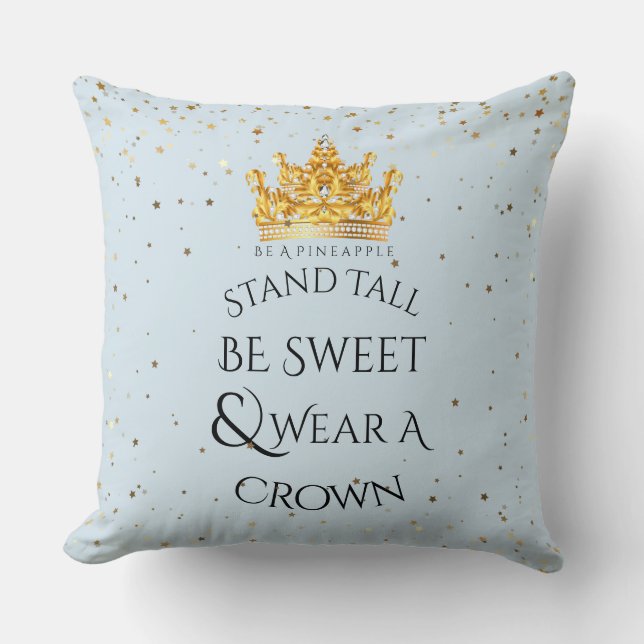 20x20 Pillow-be A Pineapple-Bäran Krona Kudde (Framsida)