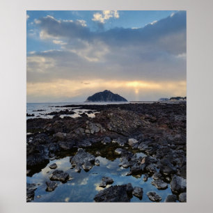 20x24 Seogwipo kust Jeju-do Korea Fototryck Poster
