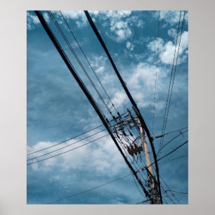 20x24 Urban Sky Seoul Sydkorea Fotofototryck Poster