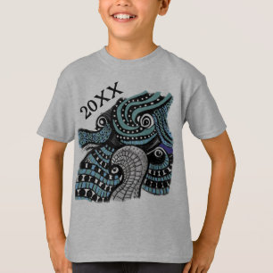 20XX Abstrakt Grafik Art Skriv ut T-Shirt
