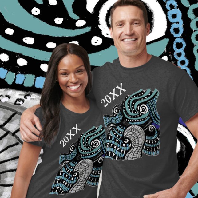 20XX-Abstraktens grafik - utskrift T Shirt (Skapare uppladdad)