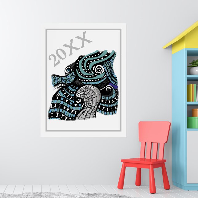 20XX-Abstraktens Poster av grafik (Barnkammare 1)