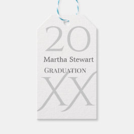 20XX bold le graduation name congrats school year  Presentetikett