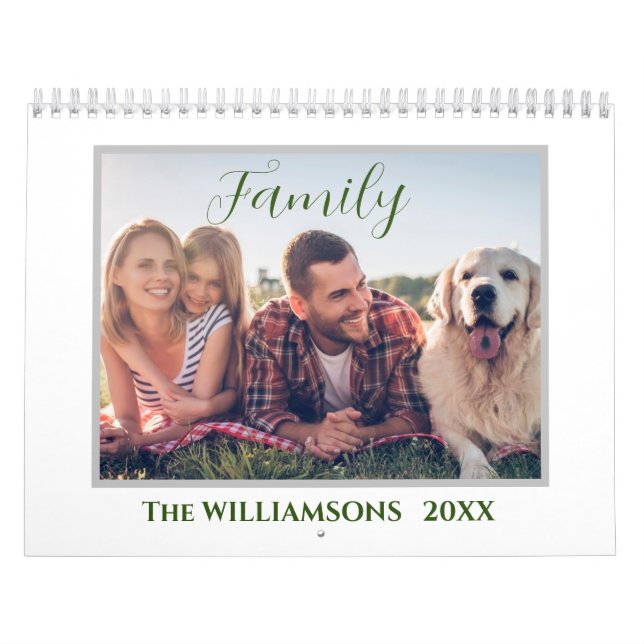 20XX CIY-familjens fotoredigerbara vägg Kalender (Omslag)