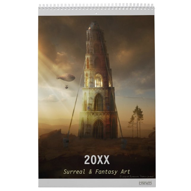 20XX Digital Surreal & Fantasy Art Kalender (Omslag)