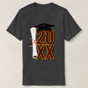 20XX Examenstillbehör och Diplom Utexamination T Shirt