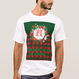 20XX Gott nytt år! Skottland Mönster T Shirt