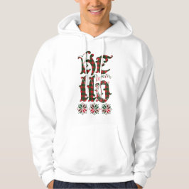 20XX Hej Winter Helgdag Scotland Mönster Hoodie