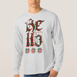 20XX Hej Winter Helgdag Scotland Mönster T Shirt