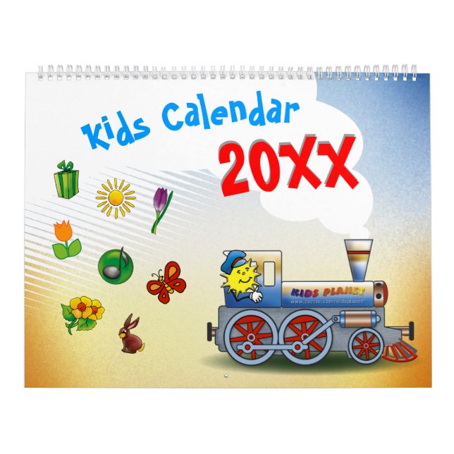 20XX - Kalender för färgstarka barn (Omslag)