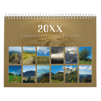 20XX Landskap från Polen Kalender