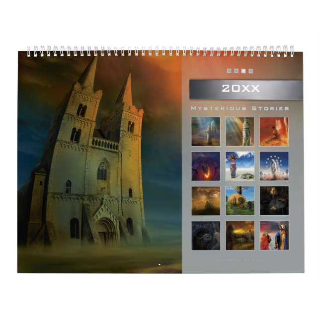 20XX Mysterious Stories (3) - Huge Wall Calendar Kalender (Omslag)