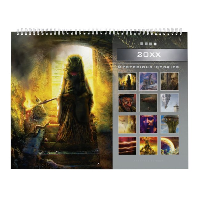 20XX Mysterious Stories (4) - Huge Wall Calendar Kalender (Omslag)