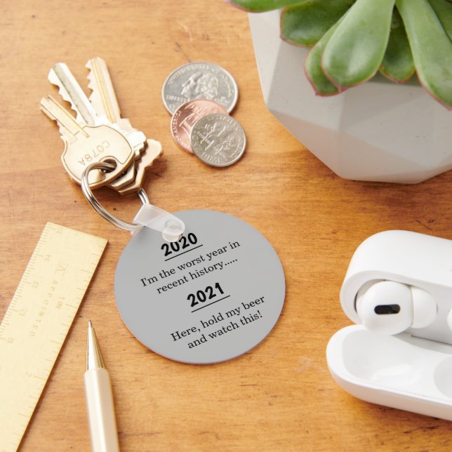 20XX - värsta tänkbara pessimistisk funny Novelty Nyckelring (Skrivbord)