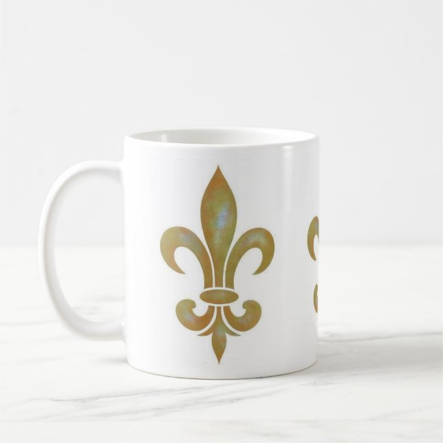 2100 fleur de lis, 2100 fleur de lis, fleu 2100… kaffemugg (Vänster)