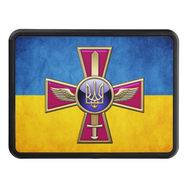 [210] Emblem från ukrainska Luft-styrkan Skydd För Dragkrok (Framsidan)