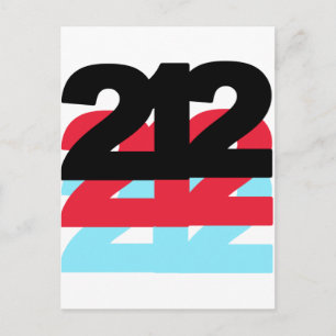 212 Områdeskod Vykort