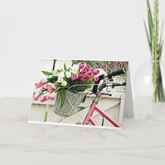 **21:a BIRTHDAY** BASKET FYLLD MED RO Helgkort (Framsida)