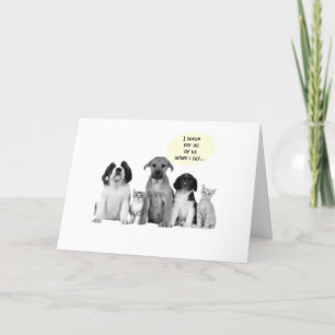 21:a BIRTHDAY GROUP HÄLSNING DOGGIE STIL Kort