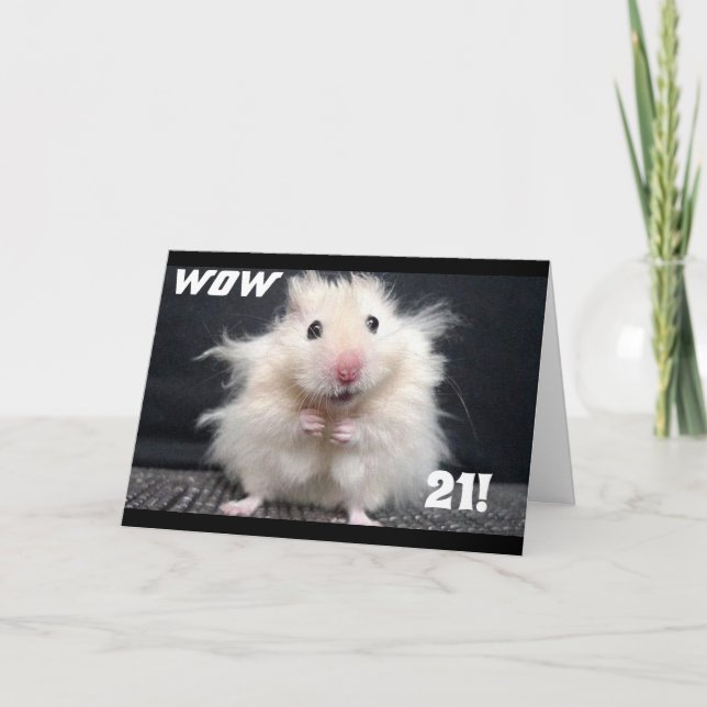 ***21:a BIRTHDAY ÖNSKEMÅL*** W0W HAIR ÄR PÅ SLUT!! Kort (Framsida)