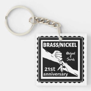21:a bröllop-årsdagen av Brass-nickel