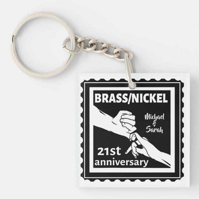 21:a bröllop-årsdagen av Brass-nickel (Framsidan)