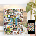 21:a eller något äldre fotosamlingskort med stort  kort<br><div class="desc">Ett stort födelsedagskort i fotomallen som du kan anpassa för alla åldrar och lägga till upp till 40 olika foton. Urvalet är till för en 21:a födelsedag som du kan redigera och du kan också anpassa meddelandet inuti och registrera året på baksidan. Fotomallen är ett redo för dig att lägga...</div>