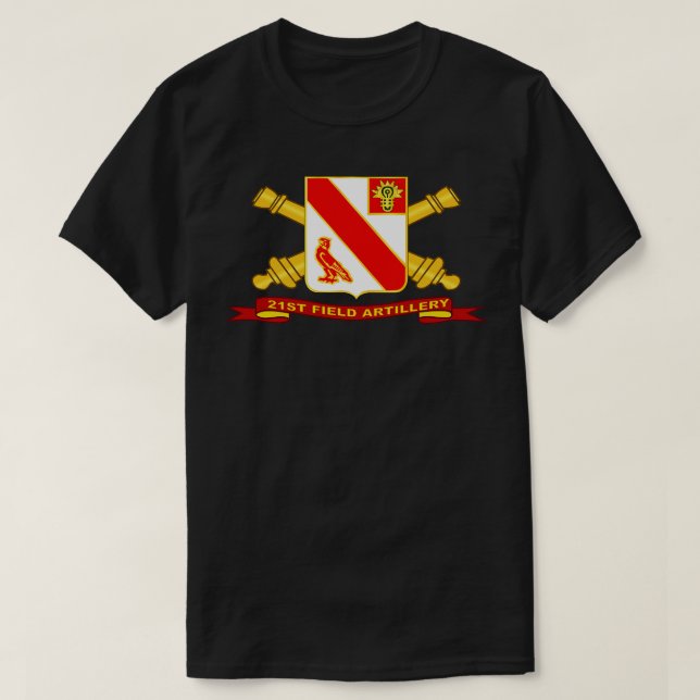 21:a fältartilleriet med br band t shirt (Design framsida)