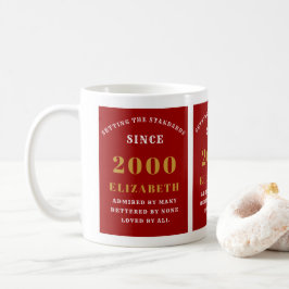 21:a födelsedag 2000 Röda standarder Lägg till dit Kaffemugg