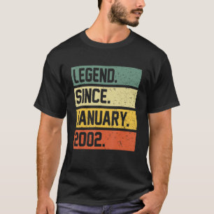 21:a födelsedag 21:e årsled sedan 20 januari t shirt