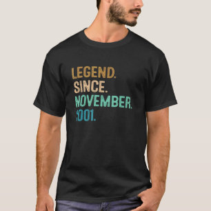 21:a födelsedag 21:e årsled sedan den 2 november t shirt