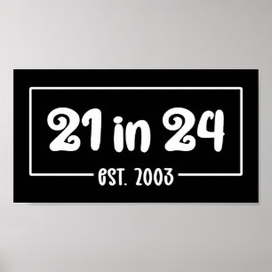 21:a födelsedag 21:e födelsedag 2024 est 2003 poster