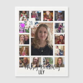 21:a födelsedag Almond blommar blue-kräm