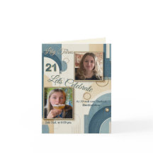 21:a födelsedag Almond blommar blue-kräm