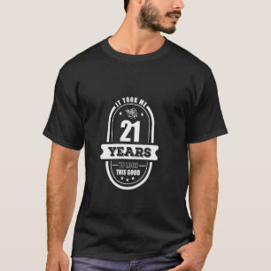 21:a födelsedag ger för manar ålder 21 år gammal r t shirt