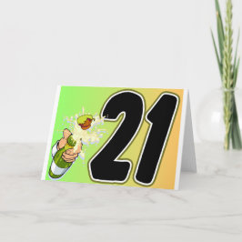 21:a födelsedag kort