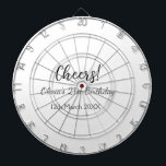 21:a födelsedag - lägg till namn-datum - minimalt darttavla<br><div class="desc">Design</div>