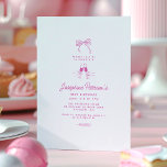 21:a födelsedag Party Rosa Whimsical Daety Doodle Inbjudningar<br><div class="desc">Dockad,  handdragen Dodle 21:a födelsedagskalenderinbjudan. En sköljande båge,  ett glas vin och en botanisk sprit accentuerar den enkla texten. Denna inbjudan till rosa är modern och minimal och håller på att utvecklas mycket till Vår och sommaren 2025.</div>