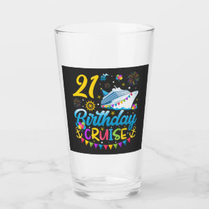 21:a födelsedag, rå B-DAGEN Party-drickande Glaskopp
